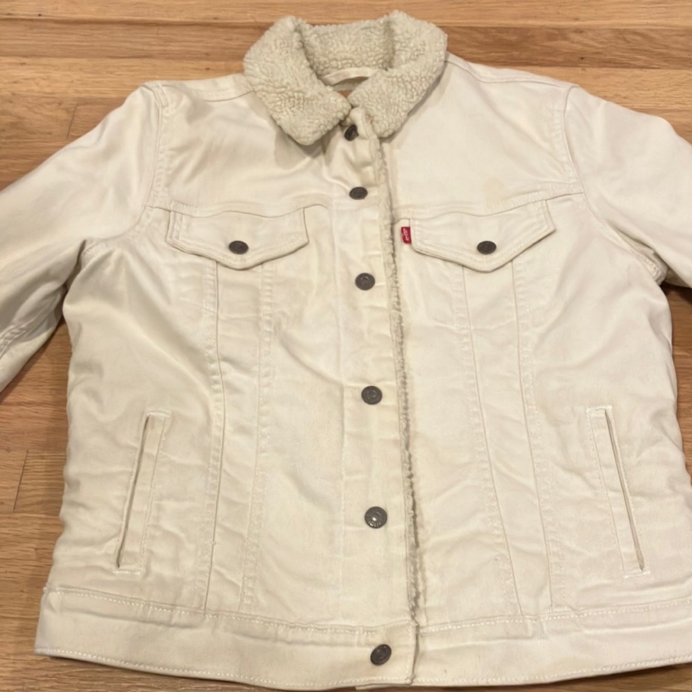 Levi's Cream Jean Jacket Classic Style